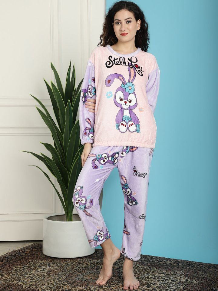 Cartoon print sales night suit