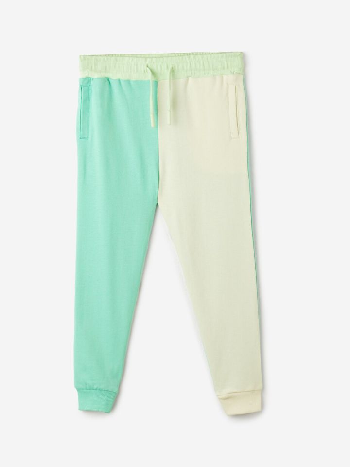 Boys best sale cream joggers