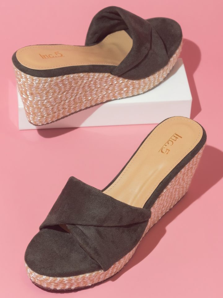 Open toe wedge pumps hot sale