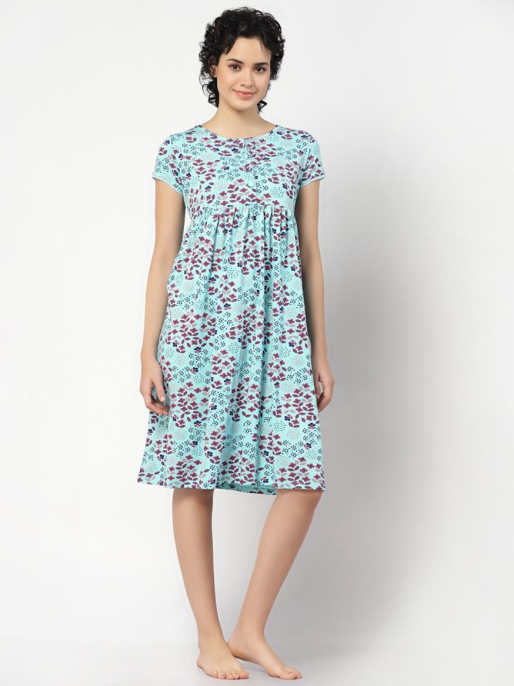 Calf length top nightdress