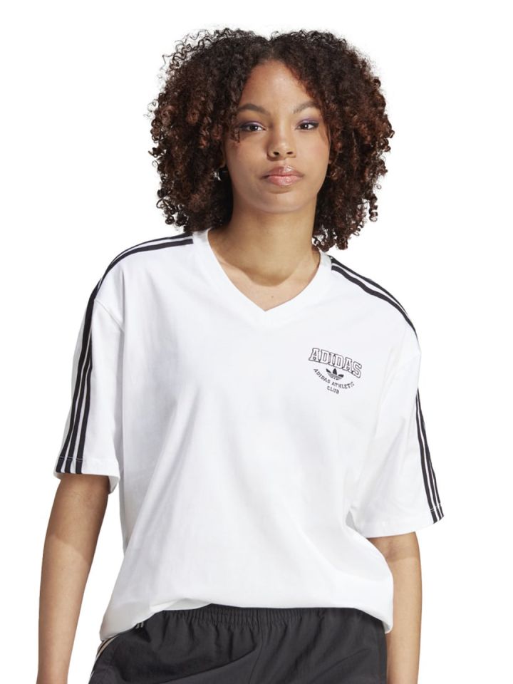 Adidas v neck womens sales