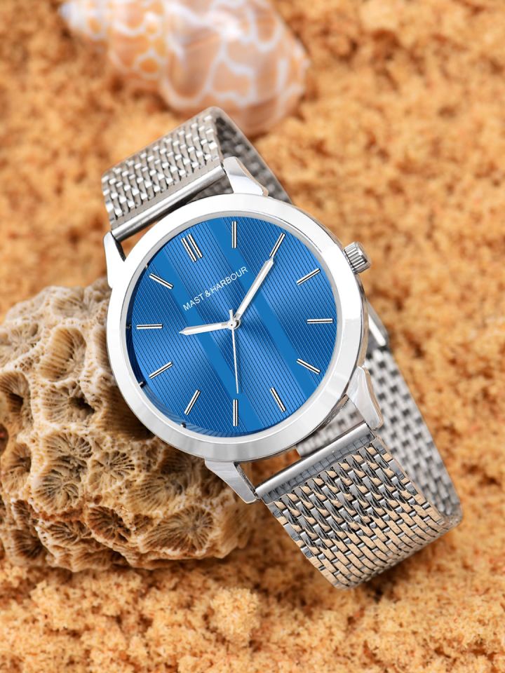 Buy Mast Harbour Men Blue Water Resistance Stainless Steel