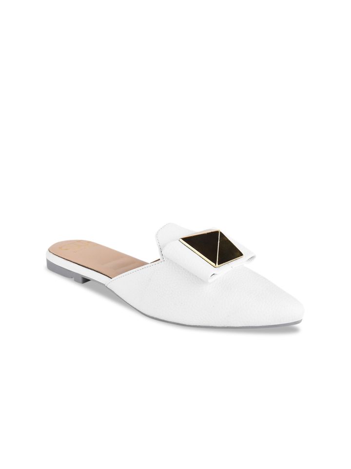 White pointed mule outlet