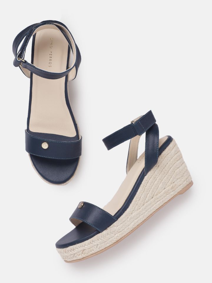 Lino Perros Mid Top Espadrille Wedge Heels