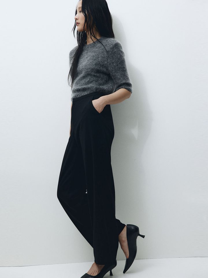H&m jersey shop crepe top