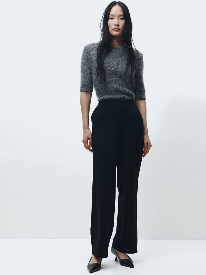 H&m outlet crepe trousers
