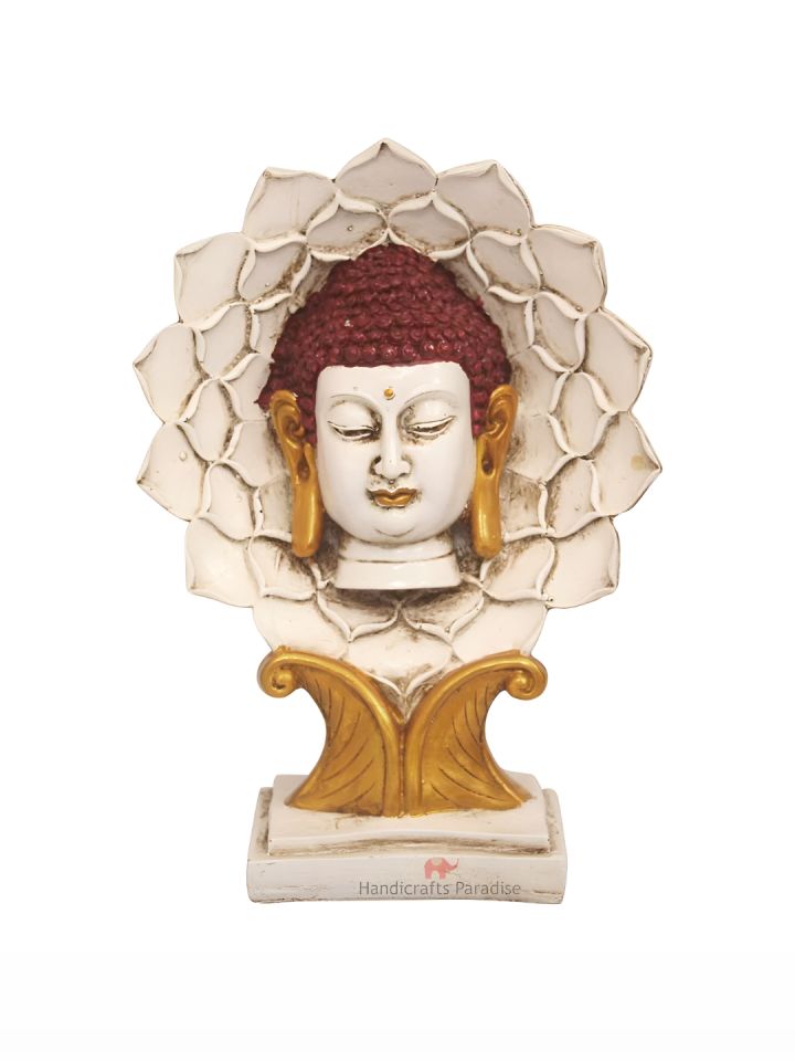 Buy HANDICRAFTS PARADISE White Showpieces Buddha | Myntra - 26325262 Unisex for Showpiece