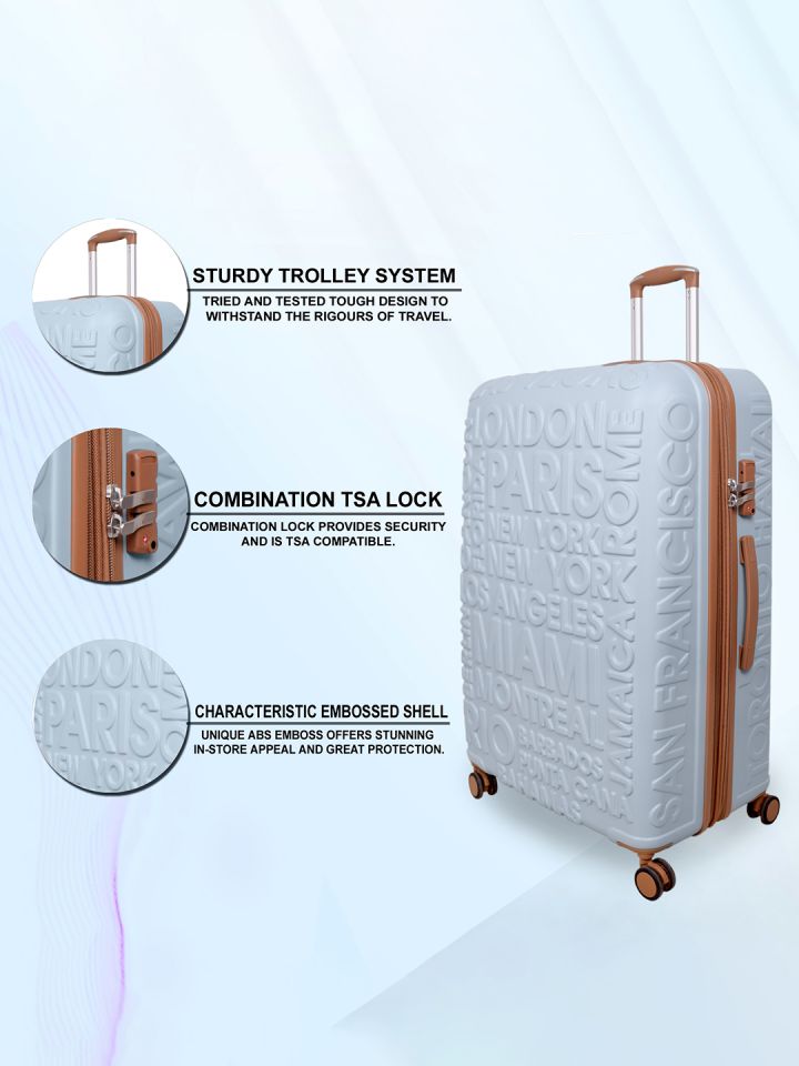Buy IT Luggage Destination Set Of 2 Textured Hard Sided Trolley