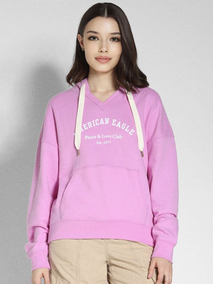 American eagle clearance pink sweatshirt