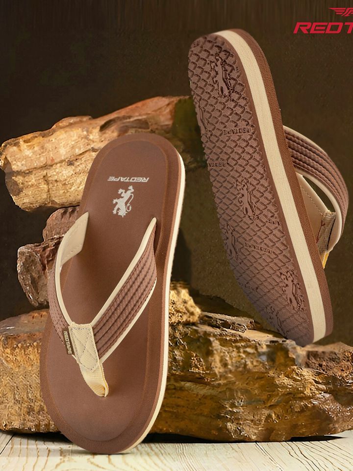 Flip flops best sale with material thong