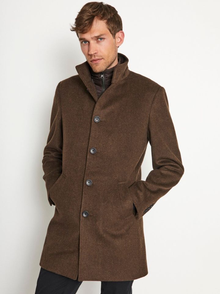 Overcoat mens slim fit on sale