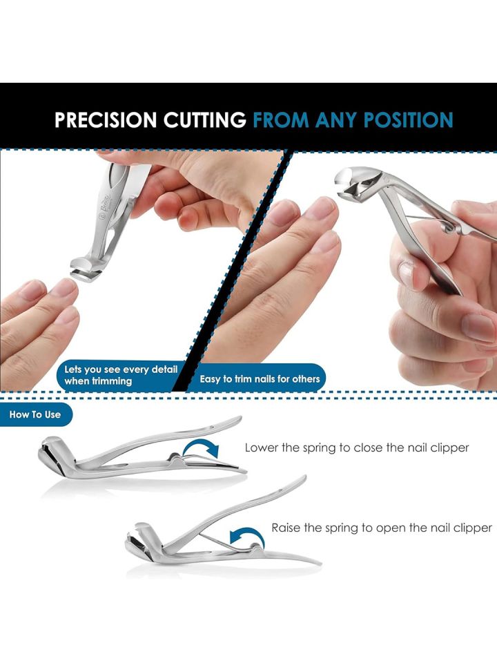 Buy Beaute Secrets Angled Head Nail Clippers For Seniors Toenail