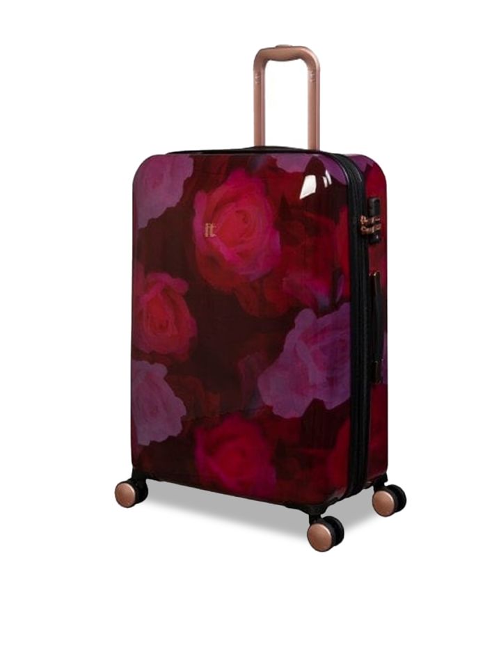 Oasis store floral suitcase