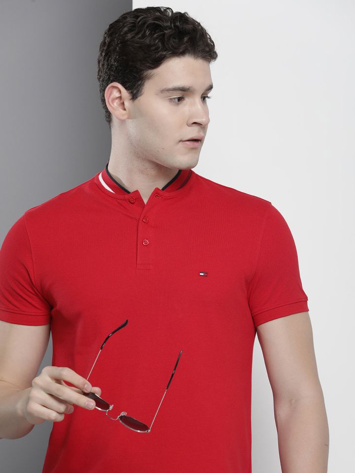 Buy Tommy Hilfiger Henley Neck Slim Fit T Shirt Tshirts for Men