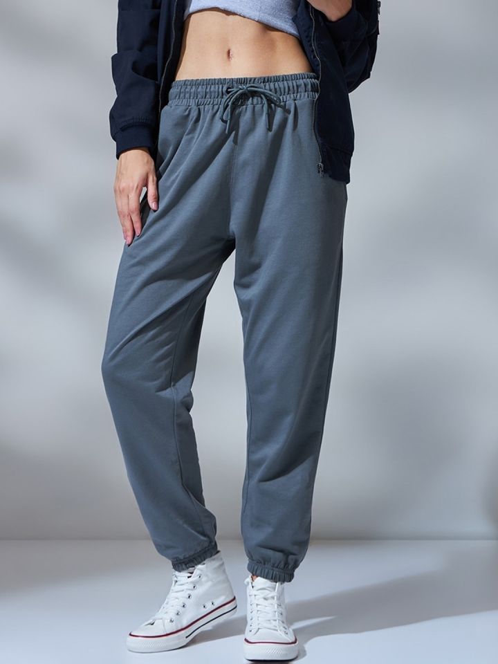 Buy Bewakoof AIR Women Loose Fit Mid Rise Joggers Track Pants