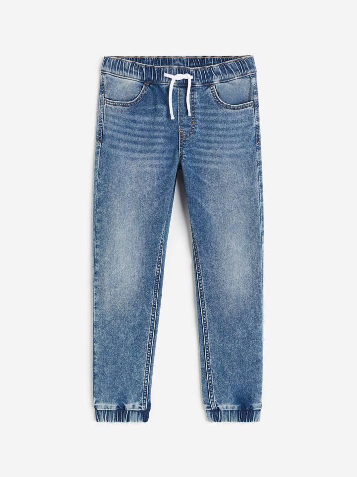 Jean joggers h&m hot sale