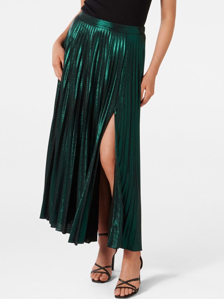 Green midi skirt h and m 2025