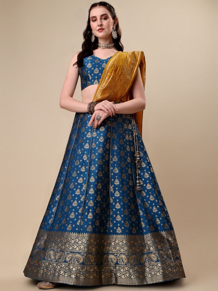 Buy Momina Fashion Ready To Wear Lehenga Unstitched Blouse With