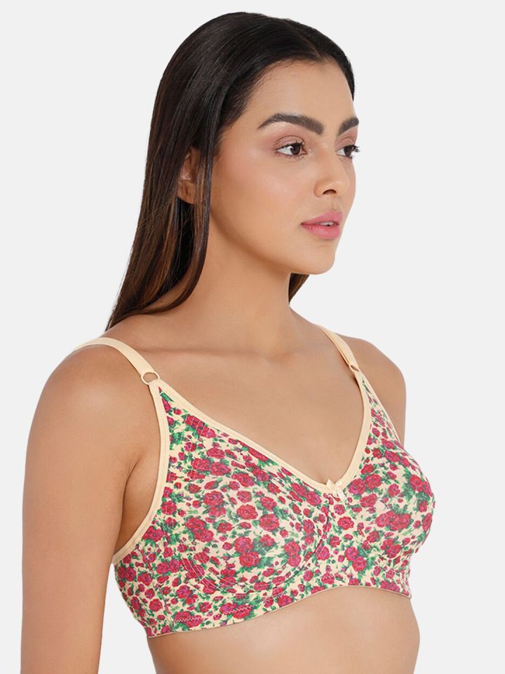 Buy Intimacy LINGERIE Floral Printed Full Coverage Everyday Cotton