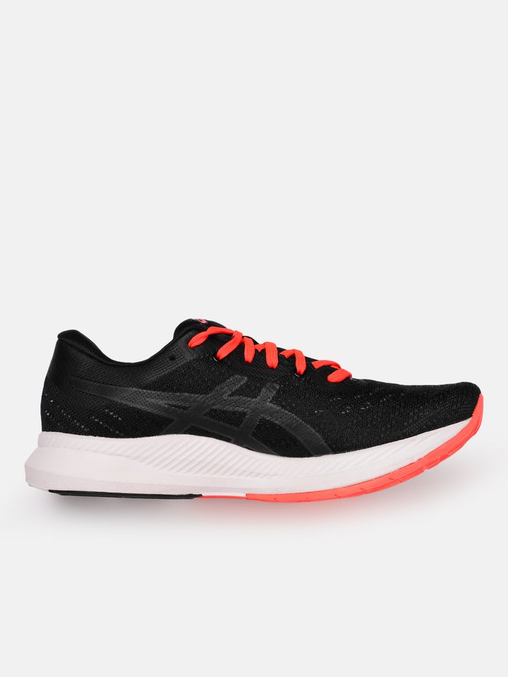 ASICS Men Woven Design Round-Toe EZERIDE Running Shoes with Brand Logo  Detail - Main Image