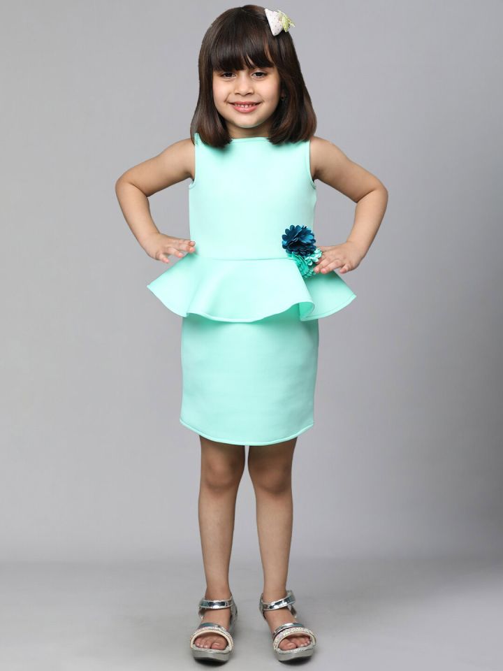 Scuba clearance peplum dress