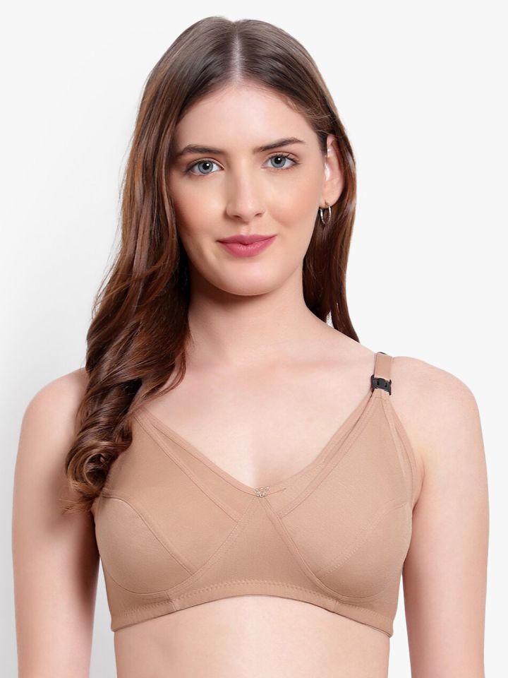 Organic Cotton Antimicrobial Soft feeding Bra Combo-IMB005A_5B