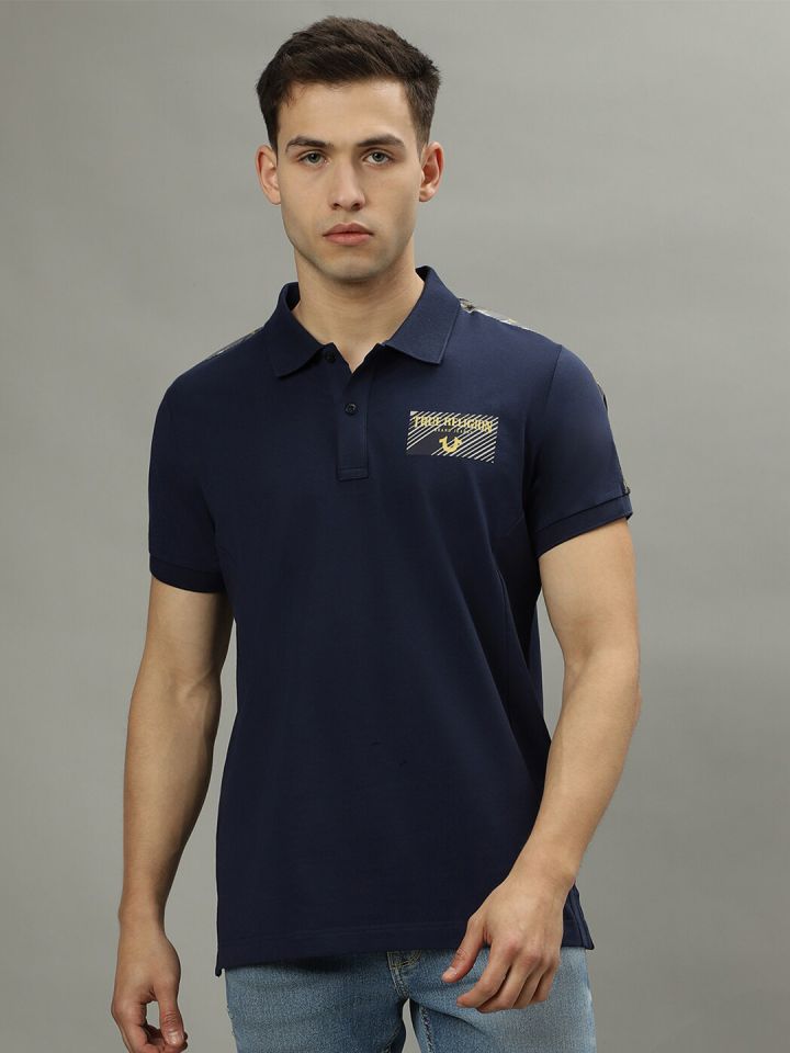 Buy True Religion Polo Collar Short Sleeves T Shirt Tshirts for