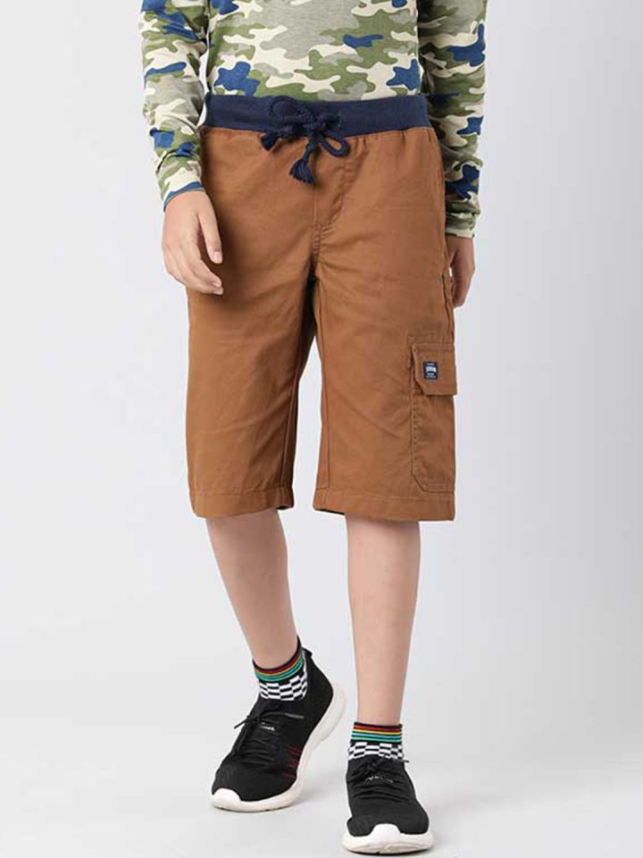 Boys knee 2025 length shorts