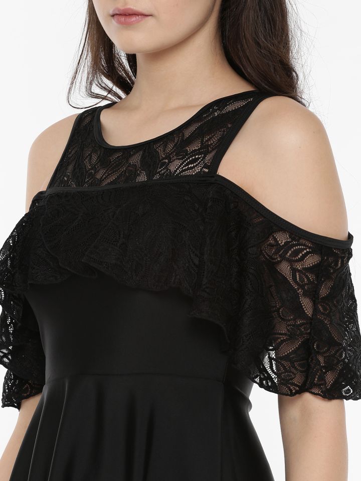cold shoulder swimdress