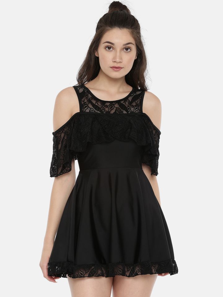 cold shoulder swimdress