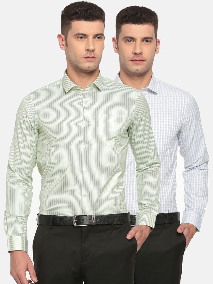 mens formal shirts multipack slim fit