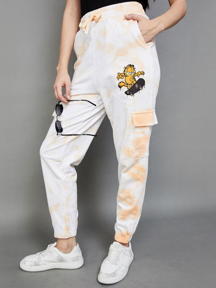 Womens white sales cotton joggers