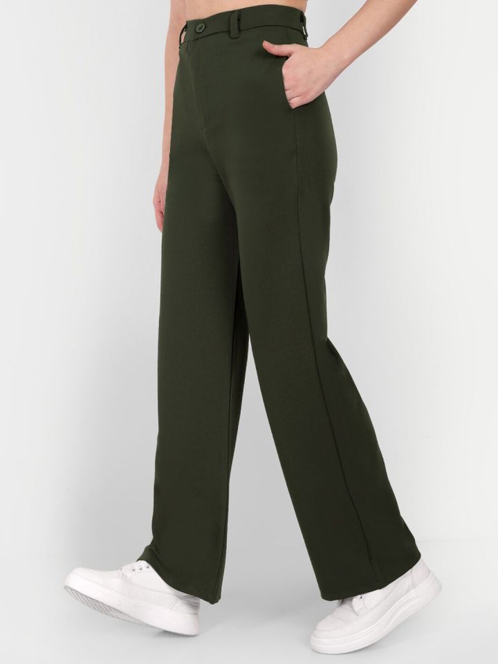 Buy Next One Women Loose Fit High Rise Easy Wash Smart Cotton
