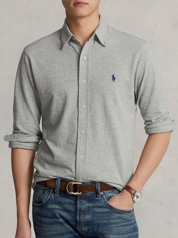 Featherweight long sales sleeve knit