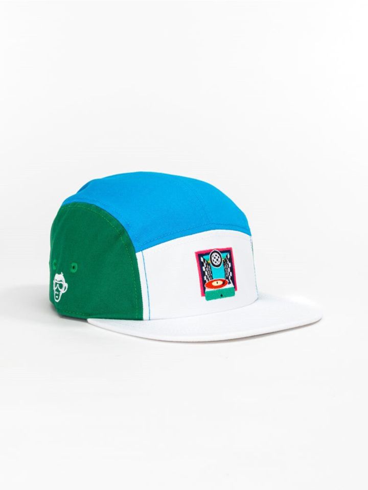 Urban Monkey Unisex Colourblocked Cotton Baseball Cap