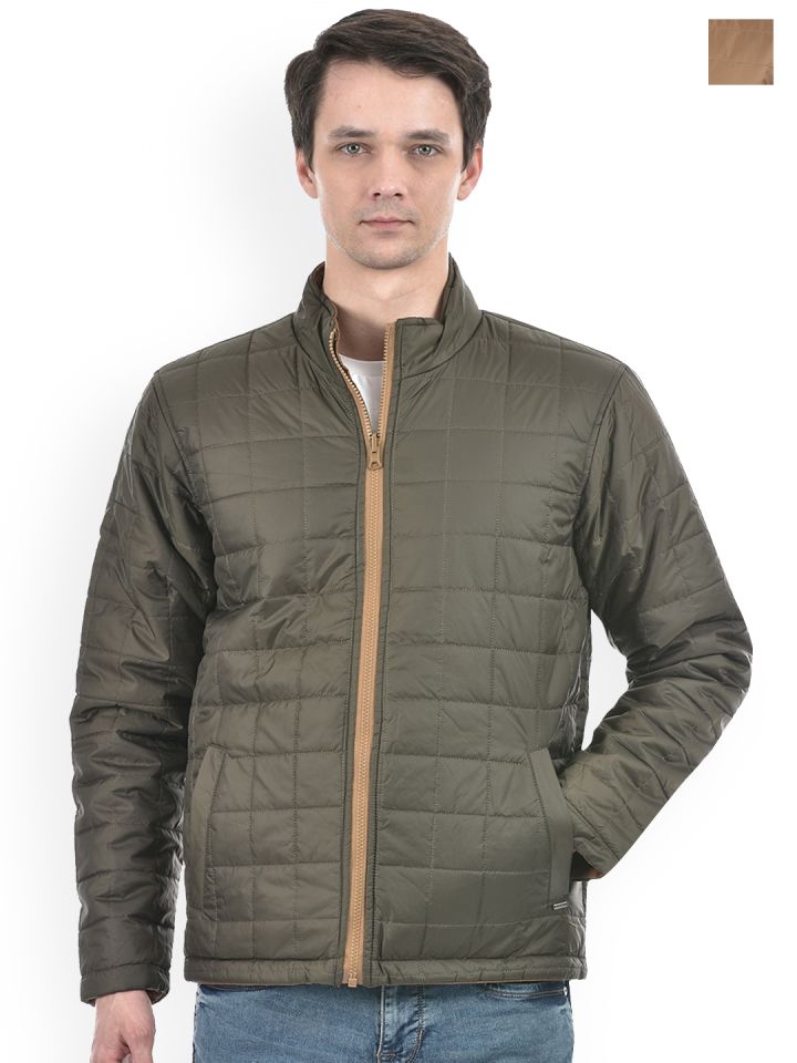 Buy Numero Uno Mock Collar Reversible Padded Jacket Jackets for