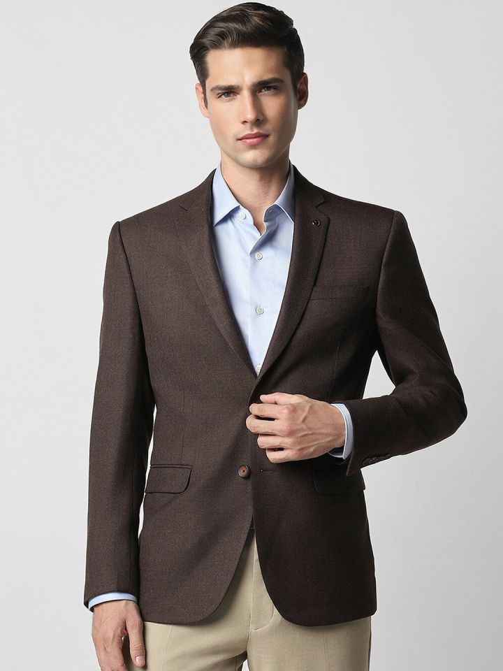 Van heusen shop blazers myntra