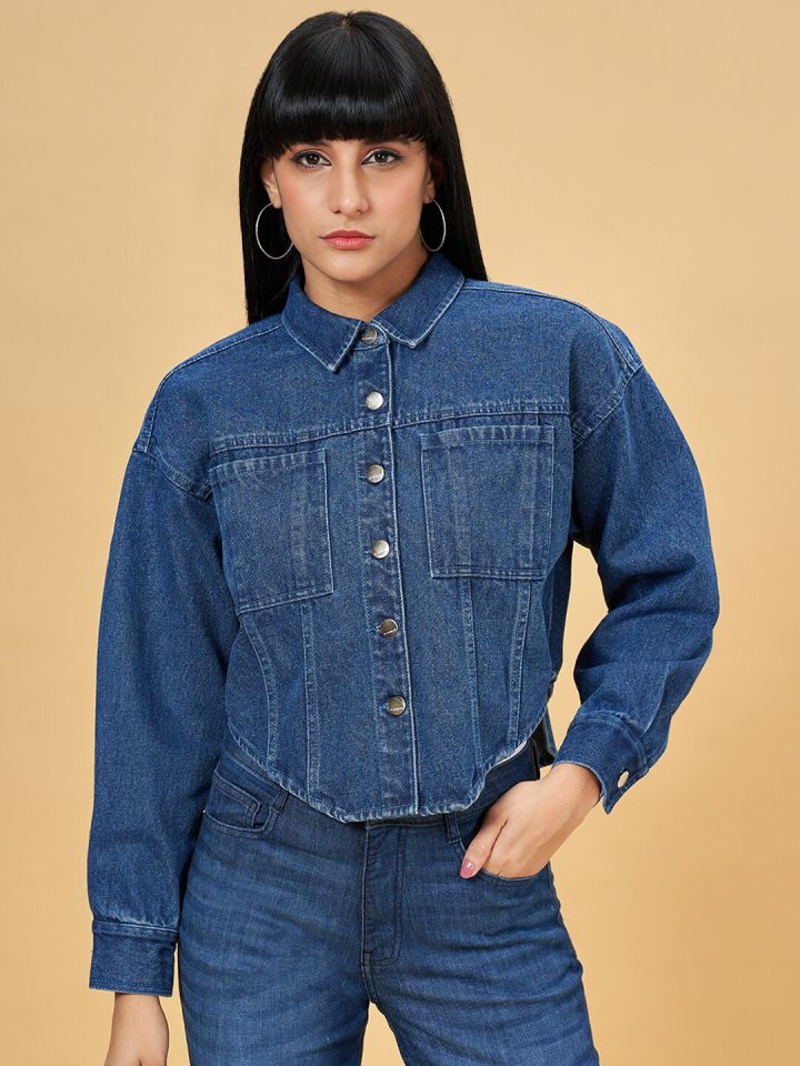 Denim jackets pantaloons deals