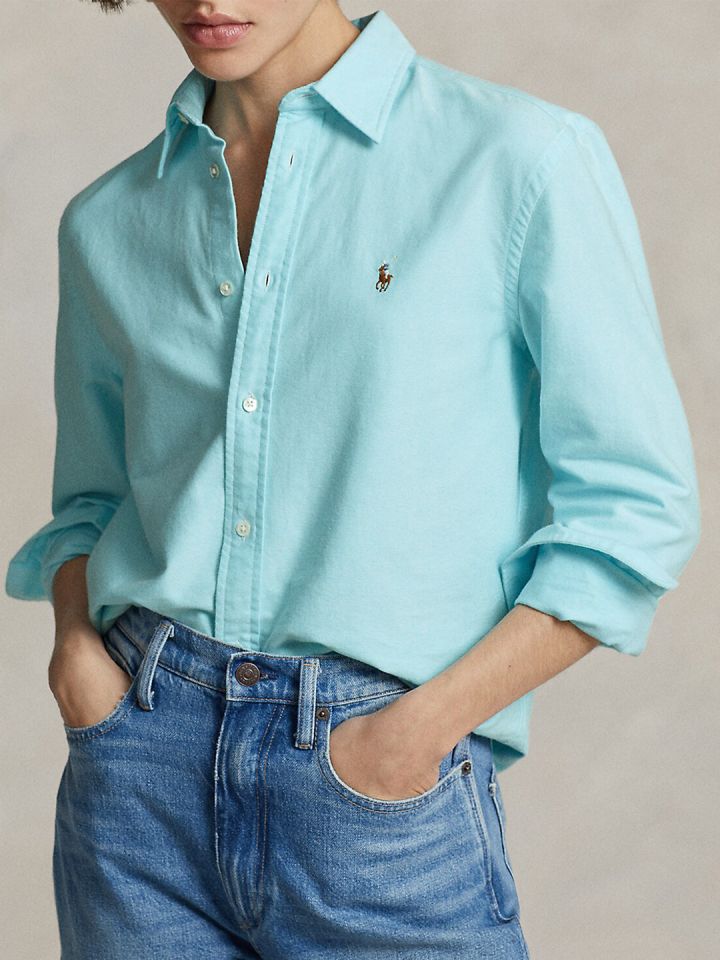 Relaxed fit oxford on sale shirt ralph lauren