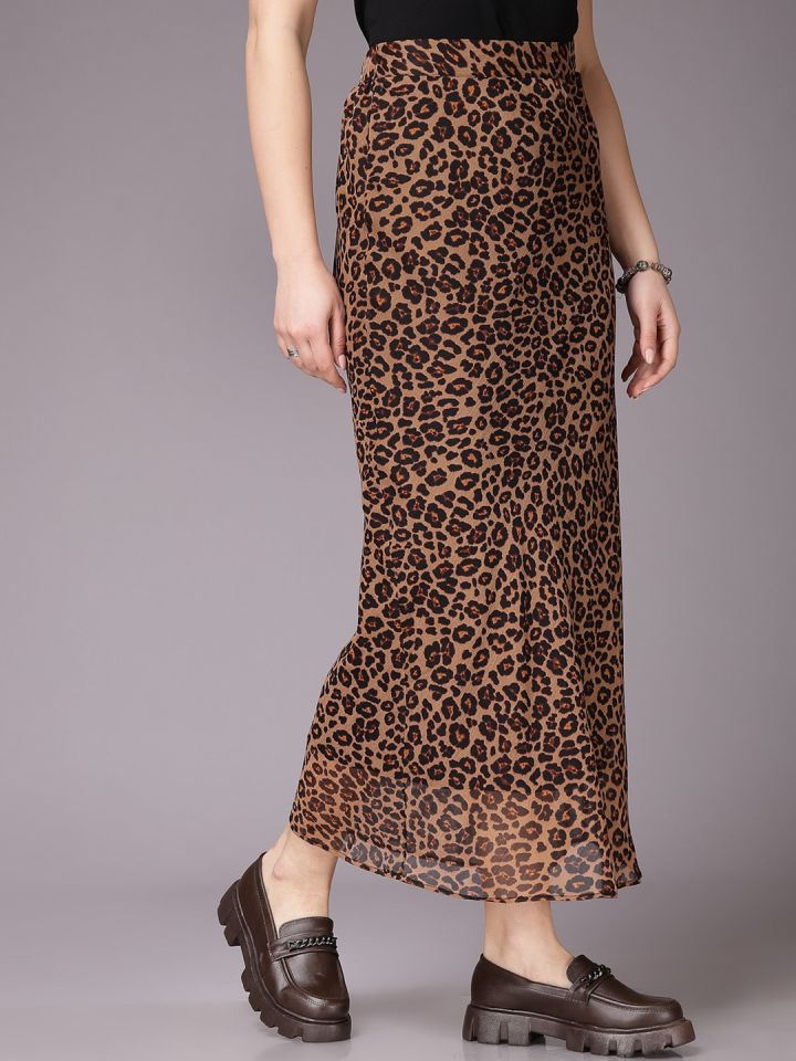 Cheetah print skirt top garage