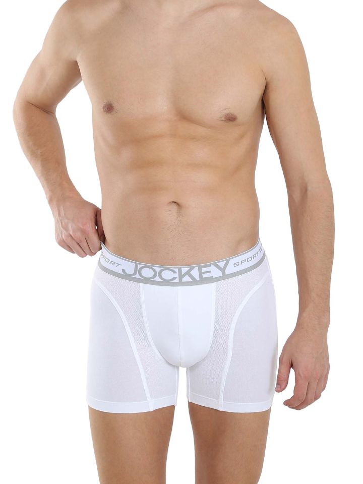 Jockey Men's Sports Performance Super Combed Cotton Trunks with