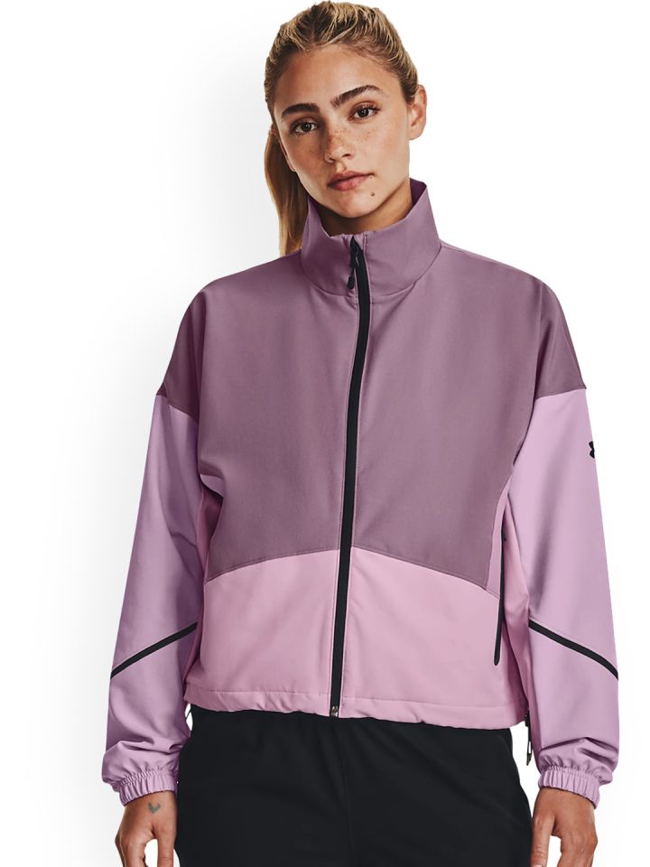 Buy UNDER ARMOUR UA Unstoppable Mock Collar Sporty Jacket Jackets for Women 28098748 Myntra