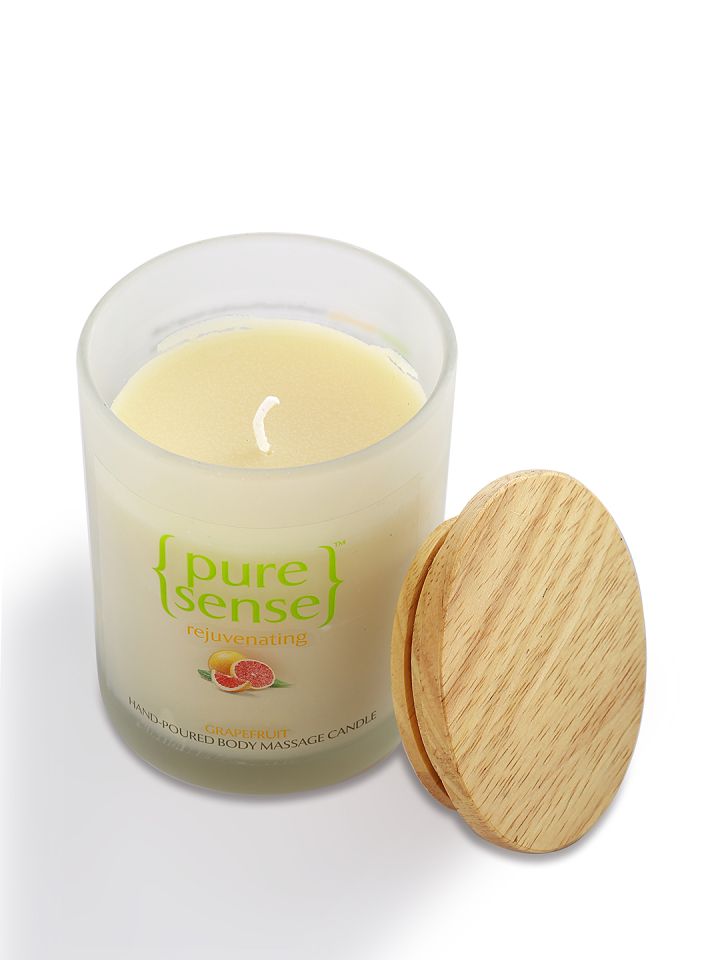 Buy Puresense Rejuvenating Grapefruithand Poured Body Massage Candle 200 Ml Body Lotion For Unisex 2888870 Myntra Fine massage candles with enchanting scents. puresense rejuvenating grapefruithand poured body massage candle 200 ml