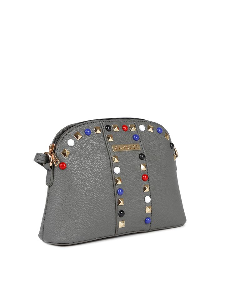 Caprese grey clearance solid handheld bag