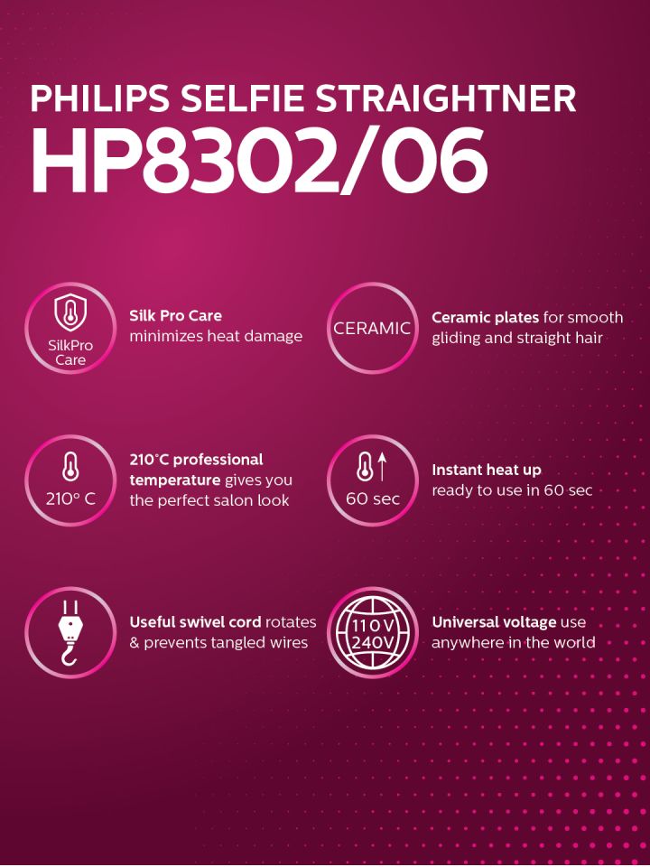 Philips Selfie Straightener HP8302 Review Price  Buy India  Heart Bows   Makeup