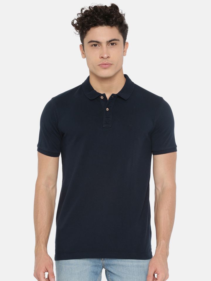 black polo blue jeans