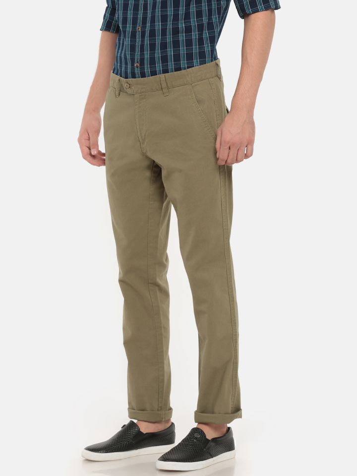 Ruggers Casual Trousers  Buy Ruggers Men Beige Flat Front Solid Casual  Trousers Online  Nykaa Fashion
