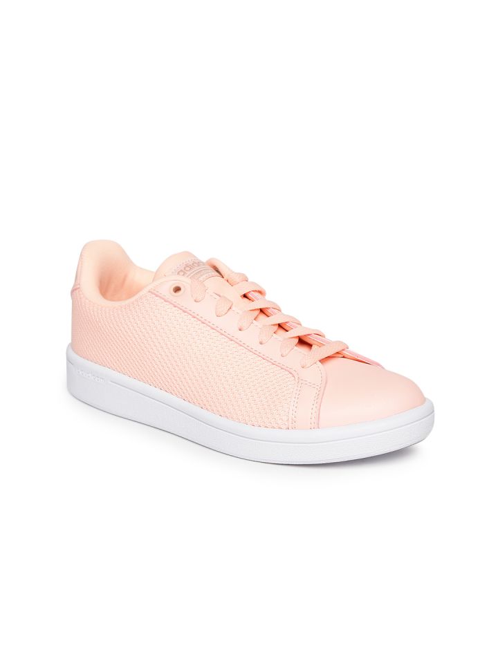 ADIDAS Women Peach Coloured CF Advantage CL Casual Shoes