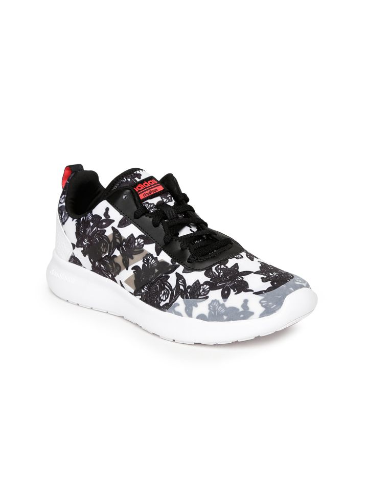 Buy ADIDAS Women White Black CF Element Race Printed Running Shoes - Sports Shoes for Women 3099889 | Myntra