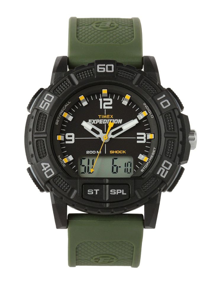 Timex Expedition Men Black Dial Analogue Digital Watch T49967